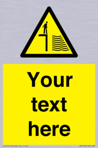 Custom Deep Water Sign